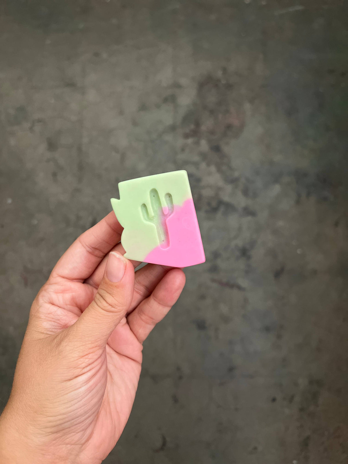 Arizona Mini Soap (Single): Cactus Flower (White + Pink)