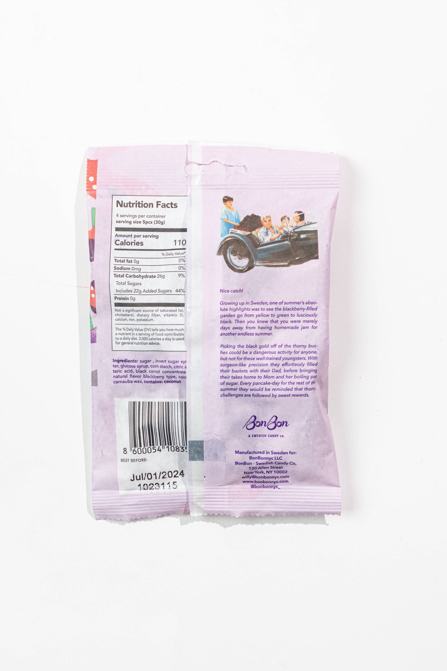 Sour peach Fish - Swedish Candy 5.2oz (150g)